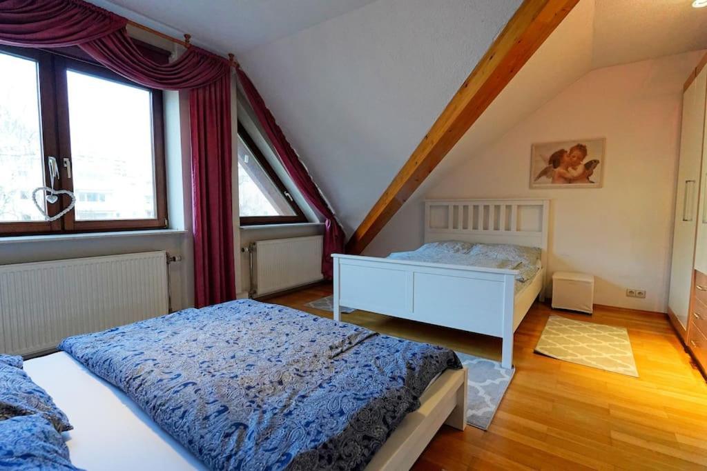 Grosse, Helle Wohnung Fuer Bis Zu 6 Personen Вайнхайм Экстерьер фото